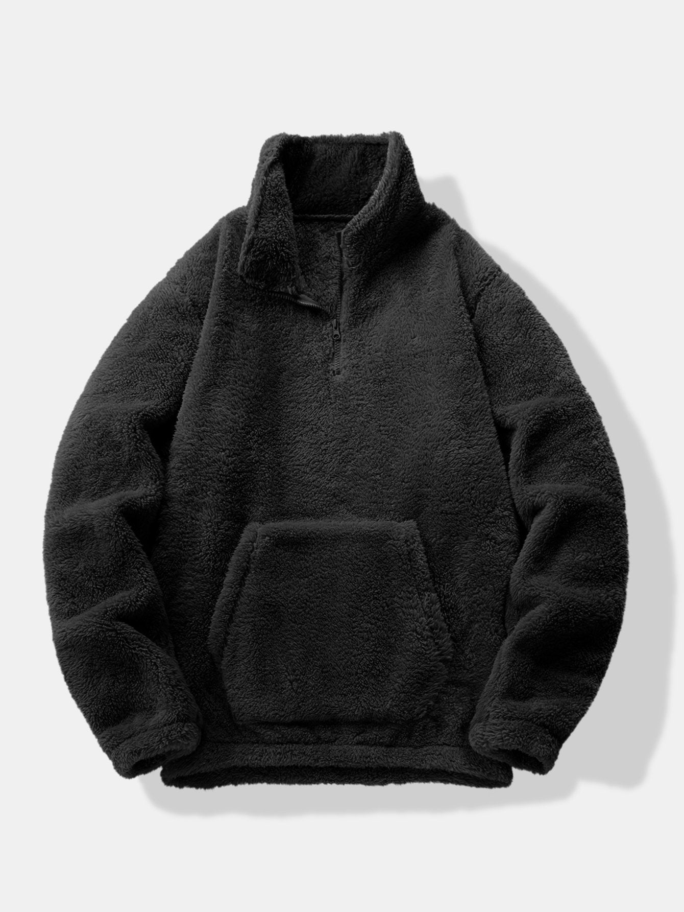 Quarter Zip Teddy Sweatshirt